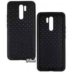 Чехол для Xiaomi Redmi 9, Weaving Case (TPU), черный