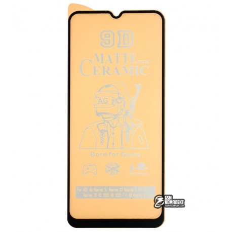 Защитное стекло Ceramic MATTE OPPO A31, 2.5D, Full Glue, черное