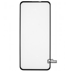 Защитное стекло для Oppo A32/A33/A53, HQ, Full Glue, 2.5D, черное