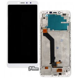 Дисплей для Xiaomi Redmi S2, білий, з тачскріном, з рамкою, оригінал (переклеєне скло), M1803E6G, M1803E6H, M1803E6I Дисплей для Xiaomi Redmi S2, білий, з тачскріном, з рамкою, оригінал (переклеєне скло), M1803E6G, M1803E6H, M1803E6I