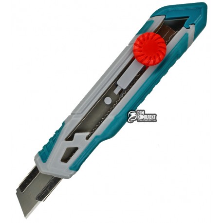 Нож TOTAL THT511826 выдвижное лезвие 18x100мм, длина 173мм.