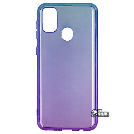 Чехол для Samsung M307 Galaxy M30s (2019), Gradient Design, силиконовый ультратонкий, (blue/purple)