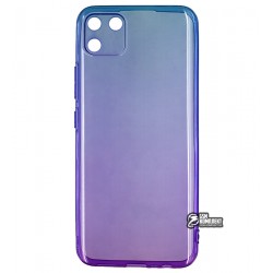 Чехол для Realme C11, Gradient Design, силиконовый ультратонкий, blue/purple Чехол для Realme C11, Gradient Design, силиконовый ультратонкий, blue/purple