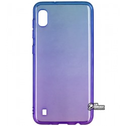 Чехол для Samsung A105 Galaxy A10, Gradient Design, силиконовый ультратонкий, blue/purple Чехол для Samsung A105 Galaxy A10, Gradient Design, силиконовый ультратонкий, blue/purple