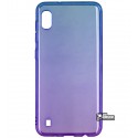 Чохол для Samsung A105 Galaxy A10, Gradient Design, силіконовий надтонкий, blue/purple