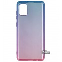 Чехол для Samsung A315 Galaxy A31, Gradient Design, силиконовый ультратонкий, blue/pink