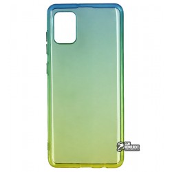 Чехол для Samsung A315 Galaxy A31, Gradient Design, силиконовый ультратонкий, green/yellow Чехол для Samsung A315 Galaxy A31, Gradient Design, силиконовый ультратонкий, green/yellow
