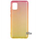 Чехол для Samsung A315 Galaxy A31, Gradient Design, силиконовый ультратонкий, red/yellow