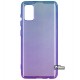Чехол для Samsung A415 Galaxy A41, Gradient Design, силиконовый ультратонкий, blue/purple