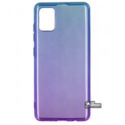 Чехол для Samsung A515 Galaxy A51, Gradient Design, силиконовый ультратонкий, blue/purple Чехол для Samsung A515 Galaxy A51, Gradient Design, силиконовый ультратонкий, blue/purple
