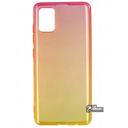 Чохол для Samsung A515 Galaxy A51, Gradient Design, силіконовий надтонкий, red/yellow Чохол для Samsung A515 Galaxy A51, Gradient Design, силіконовий надтонкий, red/yellow