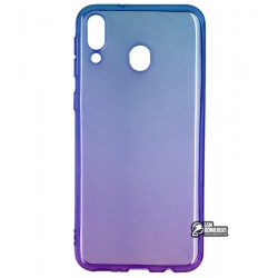 Чехол для Samsung M205 Galaxy M20, Gradient Design, силиконовый ультратонкий, blue/purple
