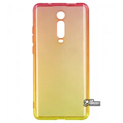 Чехол для Xiaomi Mi9T/Mi9T Pro, Gradient Design, силиконовый ультратонкий, Redmi K20/K20 Pro, Gradient Design, силиконовый ультратонкий, red/yellow