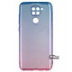 Чехол для Xiaomi Redmi Note 9, Gradient Design, силиконовый ультратонкий, blue/pink