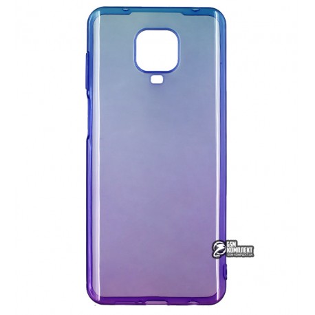 Чехол для Xiaomi Redmi Note 9S/Note 9 Pro, Gradient Design, силиконовый ультратонкий, blue/purple Чехол для Xiaomi Redmi Note 9S/Note 9 Pro, Gradient Design, силиконовый ультратонкий, blue/purple