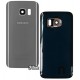 Задня панель корпусу для Samsung G930 Galaxy S7, G930F Galaxy S7, G930FD Galaxy S7 Duos, срібляста, зі склом камери