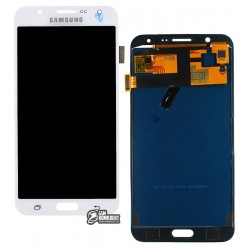 Дисплей Samsung J700 Galaxy J7, белый, с сенсорным экраном (дисплейный модуль), с регулировкой яркости, (TFT), Сopy
