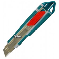 Нож Total THT511836 выдвижное лезвие 18x100мм, длина 169мм