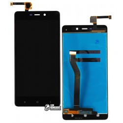 Дисплей для Xiaomi Redmi 4 Prime, чорний, з тачскріном, High Copy