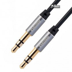 Кабель AUX (Міні-джек - Міні-джек) Remax 3,5 мм Jack Cable L-200, чорний