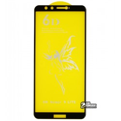 Закаленное защитное стекло для Huawei Honor 9 Lite, LLD-L31, 0,26 mm 9H, 4D, черное