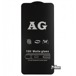 Загартоване захисне скло для Xiaomi Redmi Note 8T, 2.5D, Full Glue, матове, чорний колір