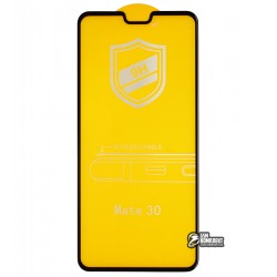 Загартоване захисне скло для Huawei Mate 30, 3D, 4D ARC, чорне