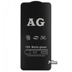 Загартоване захисне скло для Xiaomi Redmi Note 9, 2.5D, Full Glue, матове, чорне