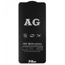 Загартоване захисне скло для Xiaomi Mi 10 Lite, 0,26 mm 9H, Full Glue, матове, чорне