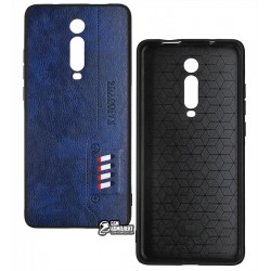 Чехол для Xiaomi Mi 9T/Mi 9T Pro (Redmi K20/K20 Pro), кожзам, синий