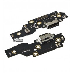Шлейф Nokia 5.1 Plus на системный разъем, микрофон, copy Шлейф Nokia 5.1 Plus на системный разъем, микрофон, copy