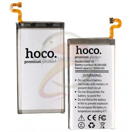 Аккумулятор Hoco EB-BG960ABE для Samsung G960F Galaxy S9, Li-ion, 3,85 B, 3000 мАч