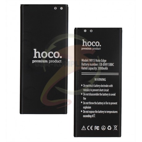 Акумулятор Hoco EB-BN915BBE для Samsung N915F Galaxy Note Edge, Li-ion, 3,7 В, 3000 мАг