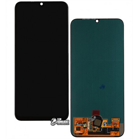 Дисплей для Huawei P Smart S, Y8P, чорний, з тачскріном, (OLED), High Copy