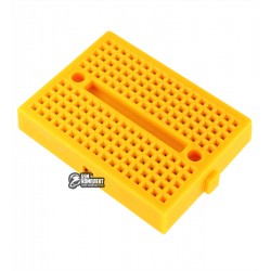 Макетная плата желтая без пайки SYB-170 170 pin, 47 x 35 мм