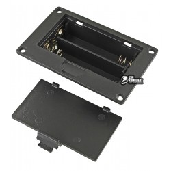 Отсек для батарей 2xAA с крышкой и фланцами под корпус