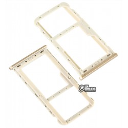 Держатель SIM-карты для Meizu M6T, золотистый