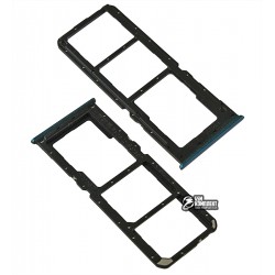 Держатель SIM-карты Oppo A52, A72, A92, A5 (2020), A9 (2020), синий