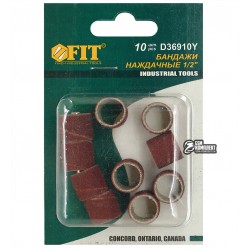 Набір абразивних циліндрів Fit з власником, 15 x 13 мм, 10 шт