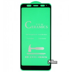 Защитное оргстекло для Xiaomi Redmi Note 5, Redmi Note 5 Pro, Ceramica, с фаской, черное Защитное оргстекло для Xiaomi Redmi Note 5, Redmi Note 5 Pro, Ceramica, с фаской, черное
