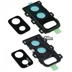 Скло камери Samsung A605F Dual Galaxy A6 + (2018), чорний колір