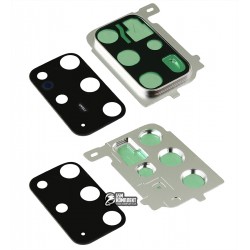 Скло камери Samsung G985 Galaxy S20 Plus, білий колір