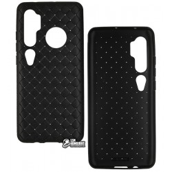 Чехол для Xiaomi Mi Note 10, Mi Note 10 Lite, Weaving Case, силикон, черный Чехол для Xiaomi Mi Note 10, Mi Note 10 Lite, Weaving Case, силикон, черный