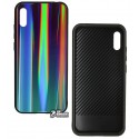 Чехол для Huawei Y6 2019, TOTO Aurora Print Glass Case