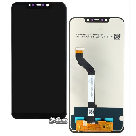 Дисплей Xiaomi Pocophone F1, чорний, з тачскріном, High Copy, M1805E10A