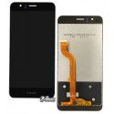 Дисплей для Huawei Honor 8, чорний, з тачскріном, grade B, High quality, FRD-L09 / FRD-L19