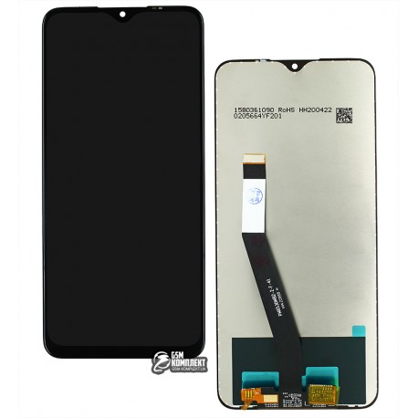 Дисплей Xiaomi Redmi 9, черный, с тачскрином, High Copy, M2004J19G, M2004J19C