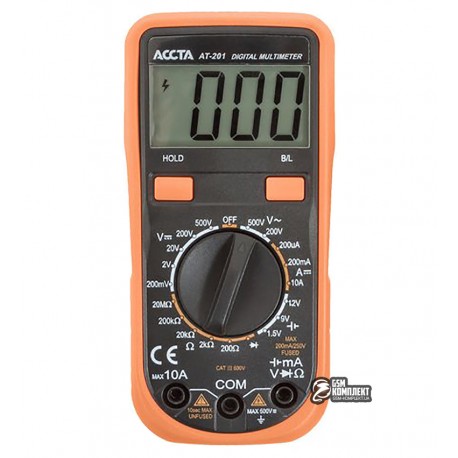 Мультиметр Accta AT-201, цифровой