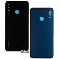 Задняя панель корпуса Huawei P20 Lite, черный, со стеклом камеры Задняя панель корпуса Huawei P20 Lite, черный, со стеклом камеры