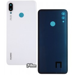 Задняя панель корпуса Huawei Nova 3i, P Smart Plus, белый, со стеклом камеры Задняя панель корпуса Huawei Nova 3i, P Smart Plus, белый, со стеклом камеры